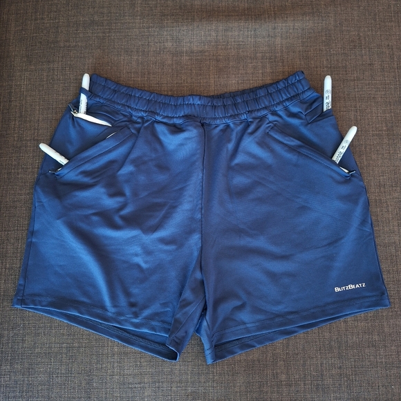 BlitzBeatz Mid-Length Navy Blue Shorts - Picture 5 of 10